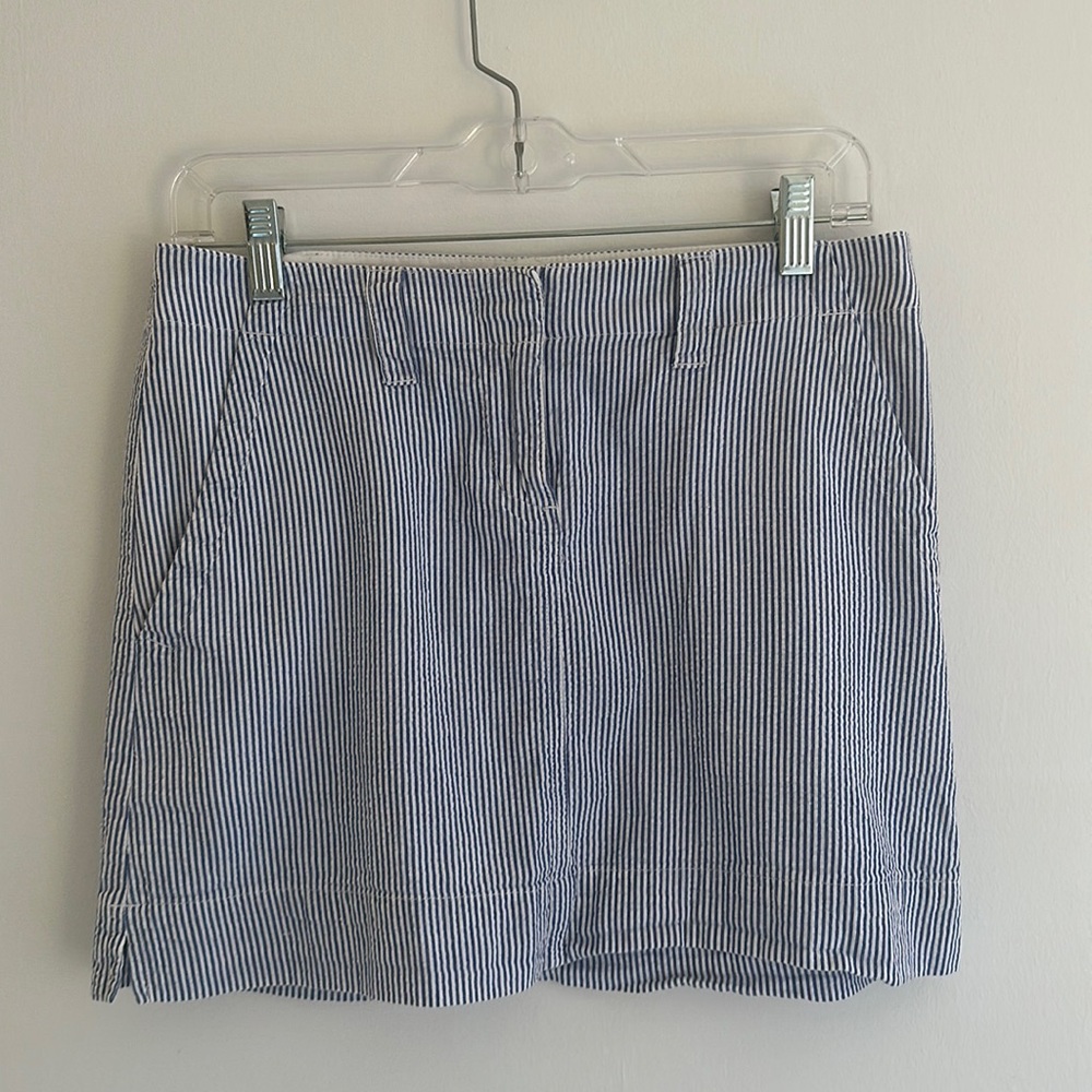 Seersucker Skirt